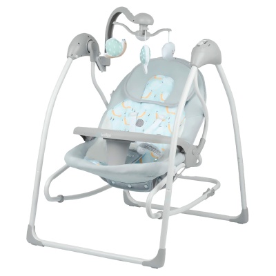 Электронные качели Fresh 0-15 кг 12 мелодий 5 скоростей Indigo голубой 1 Электронные качели Fresh 0-15 кг 12 мелодий 5 скоростей Indigo голубой 1